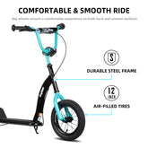 Kids Scooter 12 Inch – Hi-Tensile Steel Frame with Rear Brake